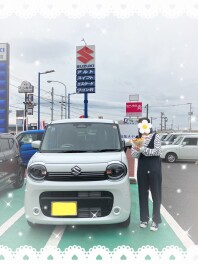 ★ワゴンＲスマイルご納車おめでとうございます★